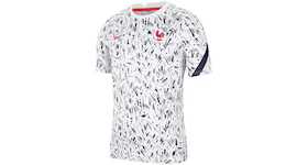 Nike FFF Short Sleeve Soccer Jersey White/Blackened Blue/University Red