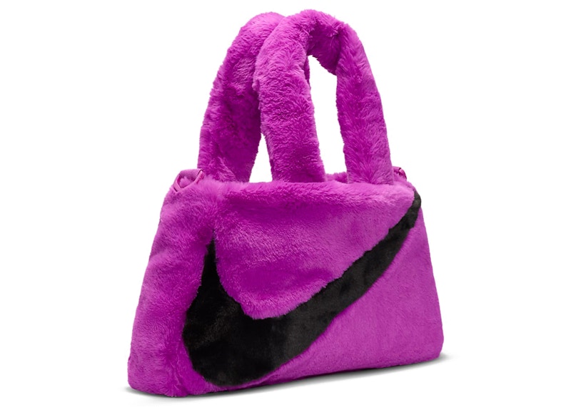 Nike Faux Fur Tote Bag Vivid Purple FW22 US