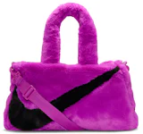 Nike Faux Fur Tote Bag Vivid Purple