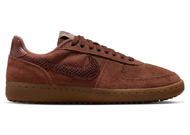 Pre-owned Nike Field General Snakeskin (women's) Sneakers In Fauna Brown/baroque Brown/gum Dark Brown