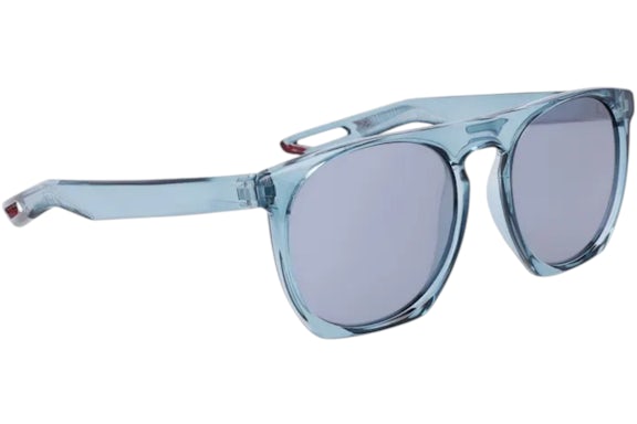 Nike Flatspot XXII Sunglasses Worn Blue/Grey/Silver Flash