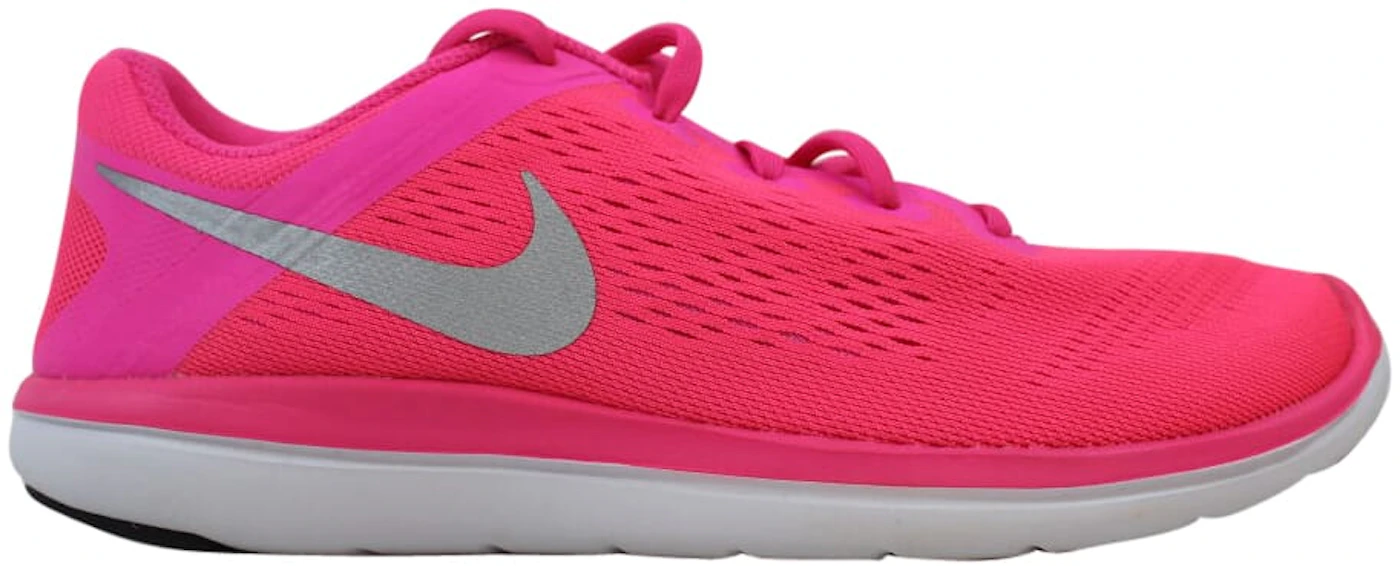 Nike Flex 2016 RN Pink Blast (GS) Kids' - 834281-600 -
