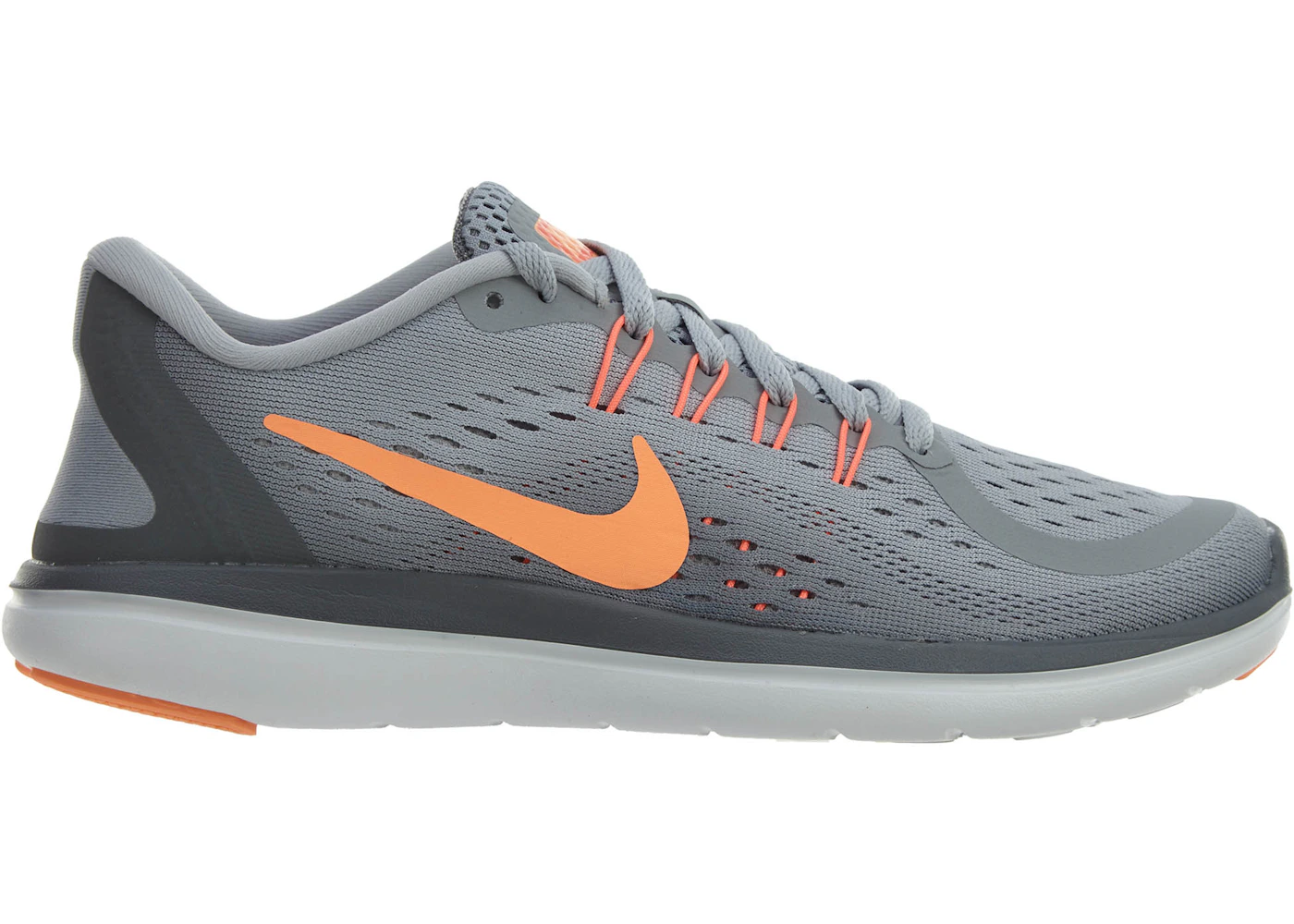 Nike Flex 2017 Rn Wolf Grey Sunset Glow (Women's) - 898476-003 - US