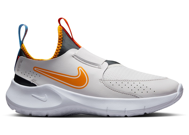 Pre-owned Nike Flex Runner 3 Orange Peel Sneakers In Vast Grey/university Blue/anthracite
