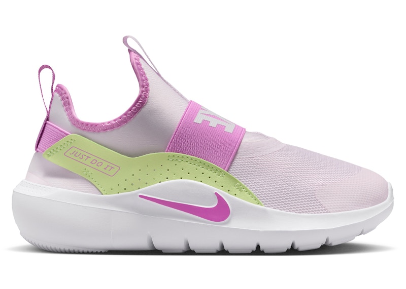 Pre-owned Nike Flex Runner 4 Sneakers In Light Violet/light Liquid Lime/white