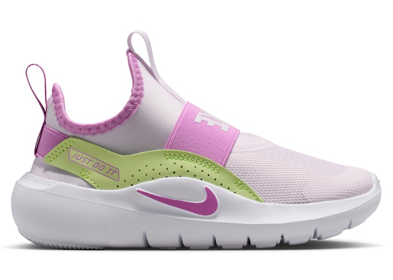 Pre-owned Nike Flex Runner 4 Sneakers In Light Violet/light Liquid Lime/white