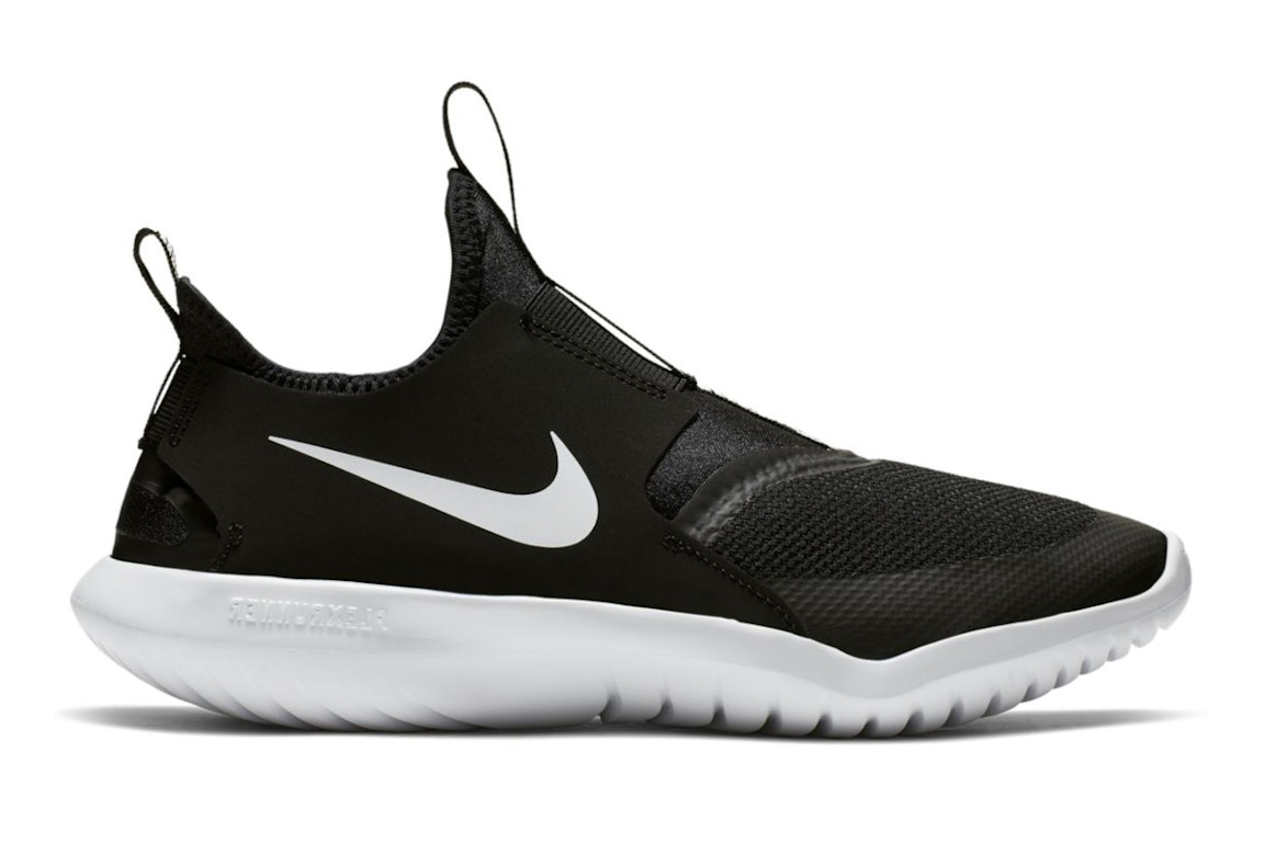 Pre-owned Nike Flex Runner Black (gs) In Black/white