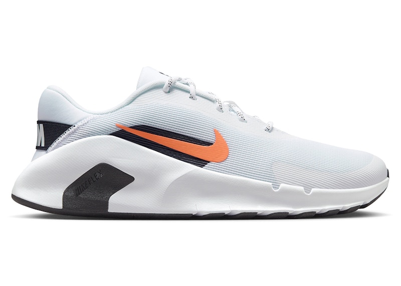 Nike Flex Train White Black Safety Orange Men's - HV9972-109 - US