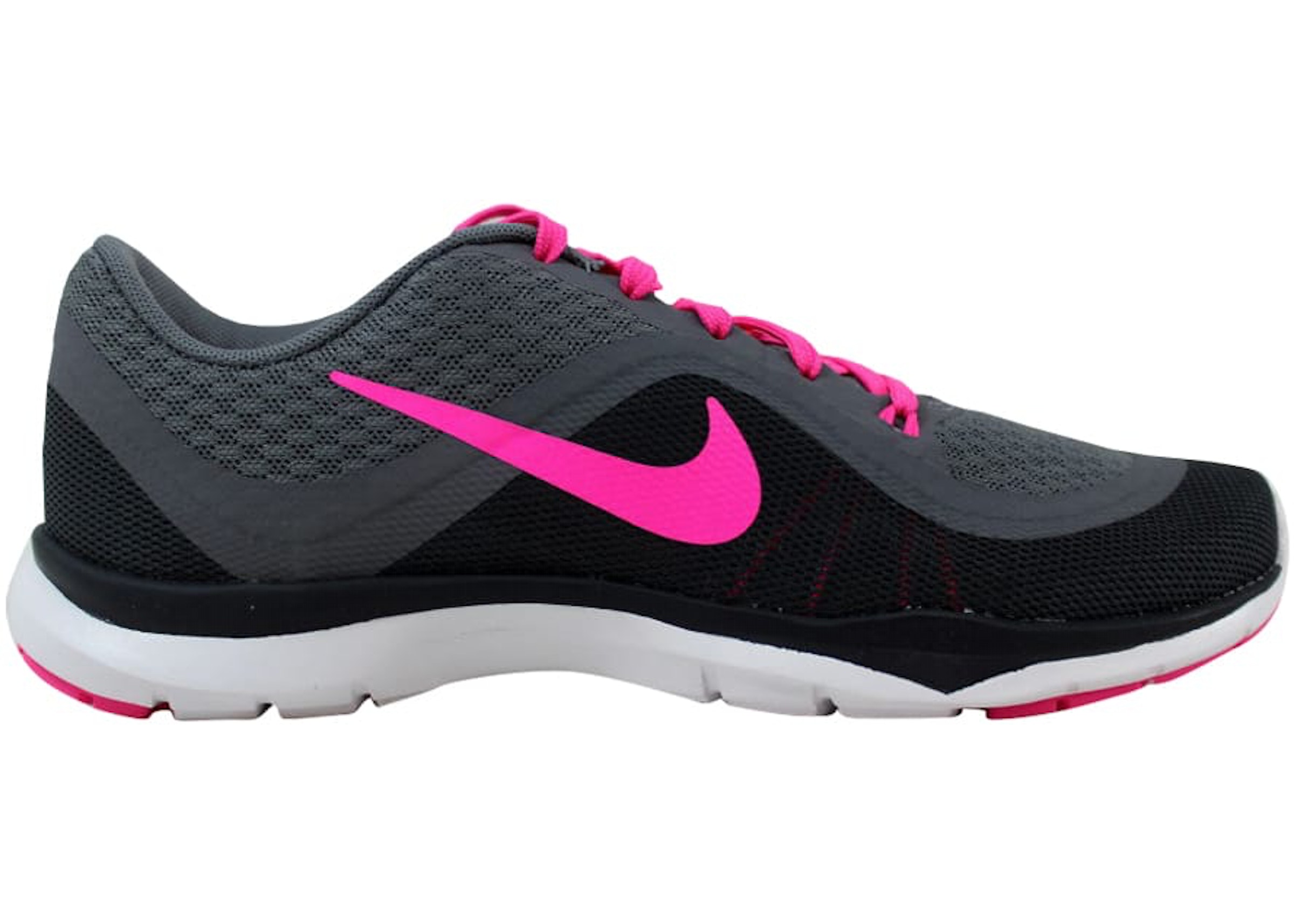 Abundancia Regan Estable Nike Flex Trainer 6 Cool Grey/Pink Blast-Dark Grey-Anthracite (Women's) -  831217-003 - US