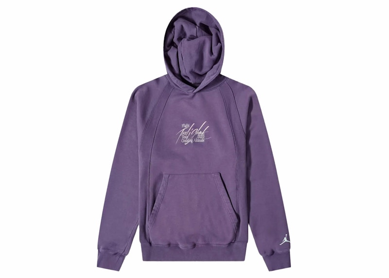 Air jordan best sale purple hoodie