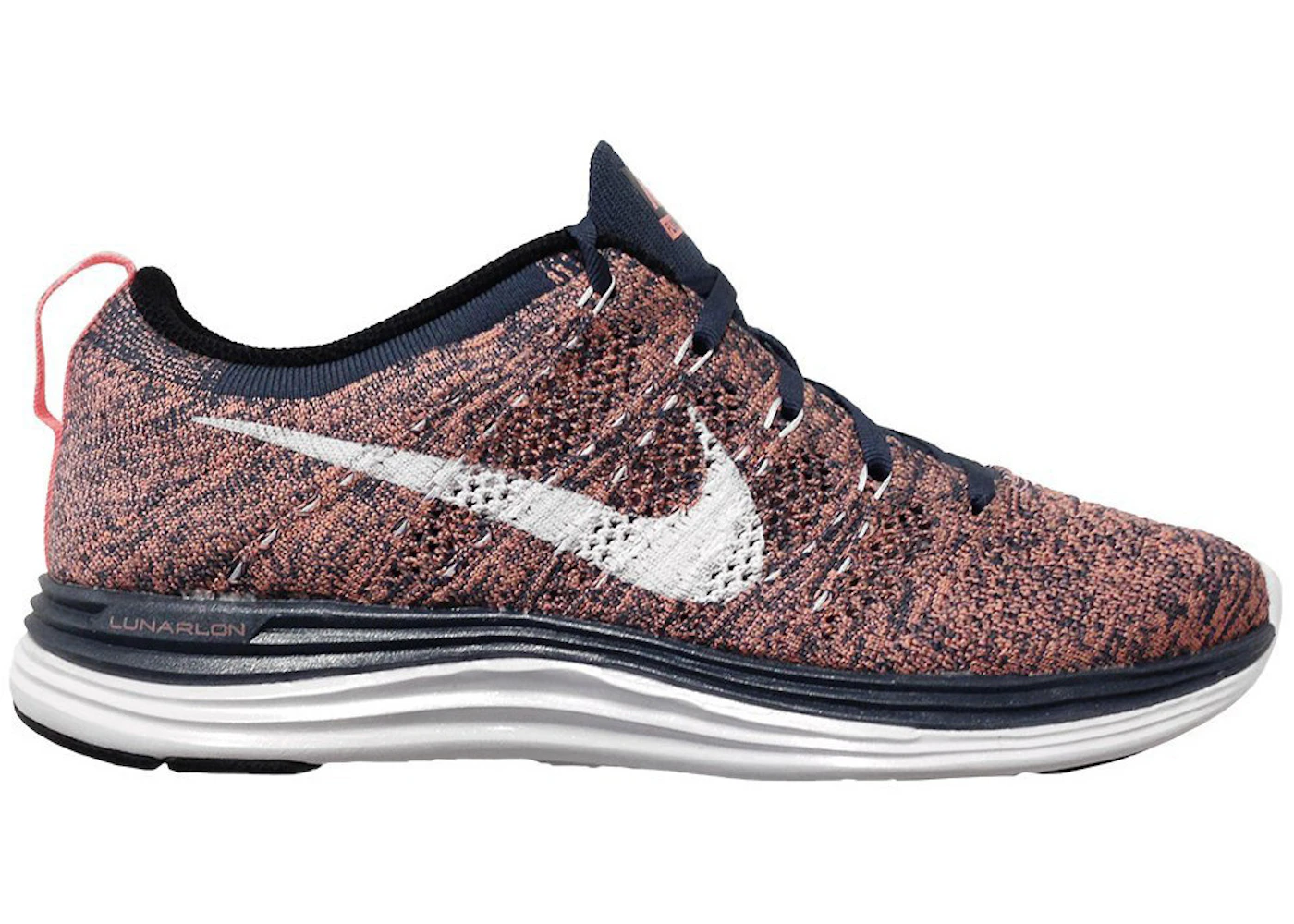 Nike Flyknit Lunar1+ Squadron Blue Atomic Pink (Women's) 554888