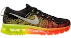 Nike Flyknit Max Black Atomic Orange Volt