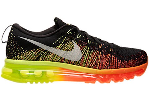 Nike Flyknit Max Schwarz Atomic Orange Volt Herren 620469 018 DE
