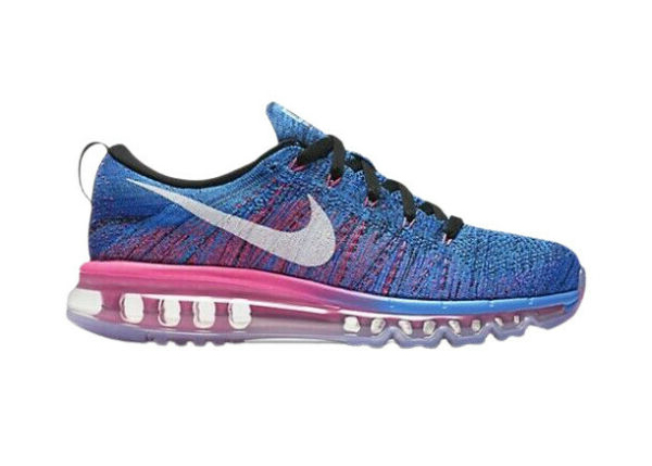 pink and blue flyknit
