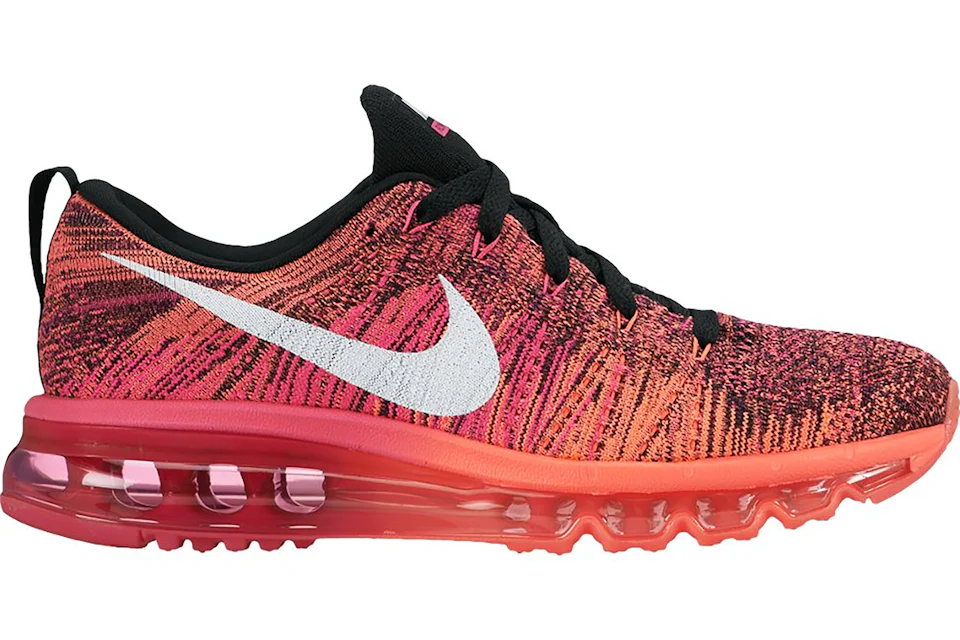 Nike Flyknit Max Pink Foil Hot Lava Women s 620659 006 US