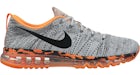Nike Flyknit Max Wolf Grey Black Orange