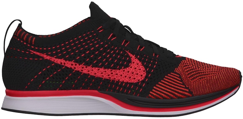 Nike flyknit store racer red black