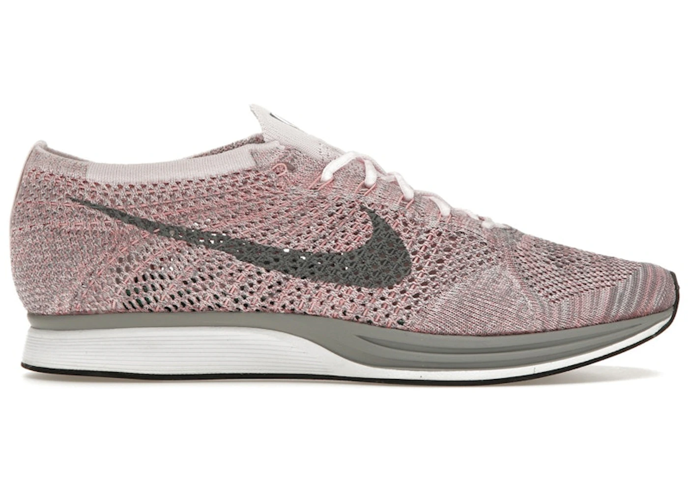 2017 Nike Flyknit Racer Strawberry Pearl Pink/Cool Grey-Bright Melon Latest , Air Jordan Shoes