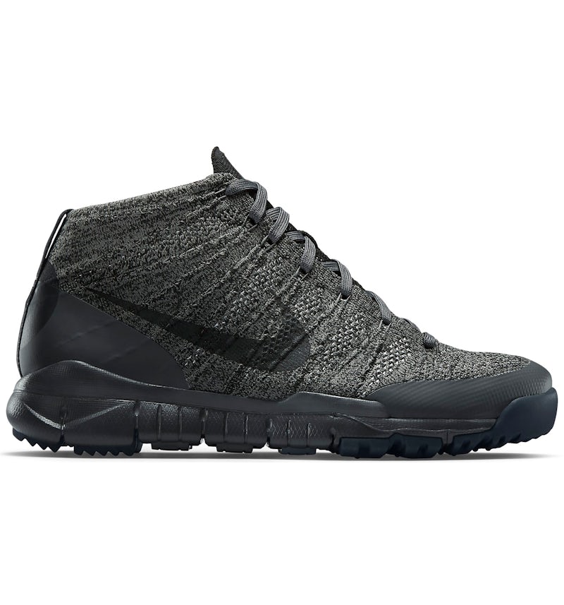 Nike Flyknit Trainer Chukka SFB ACG Schwarz Anthrazit Herren 728656 001 DE