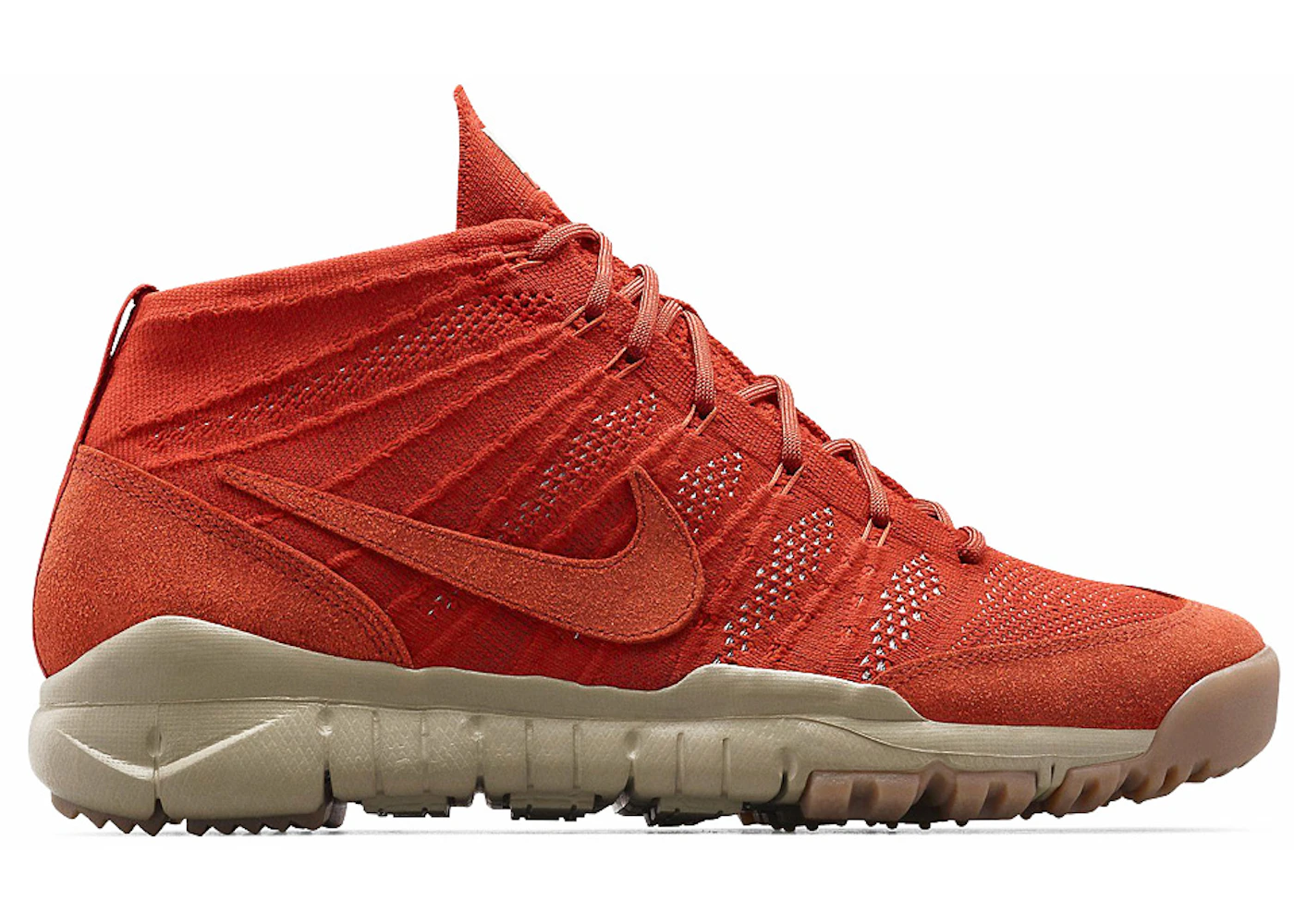 Nike Flyknit Trainer Chukka SFB Cinnabar Men's - 652961-660 - US