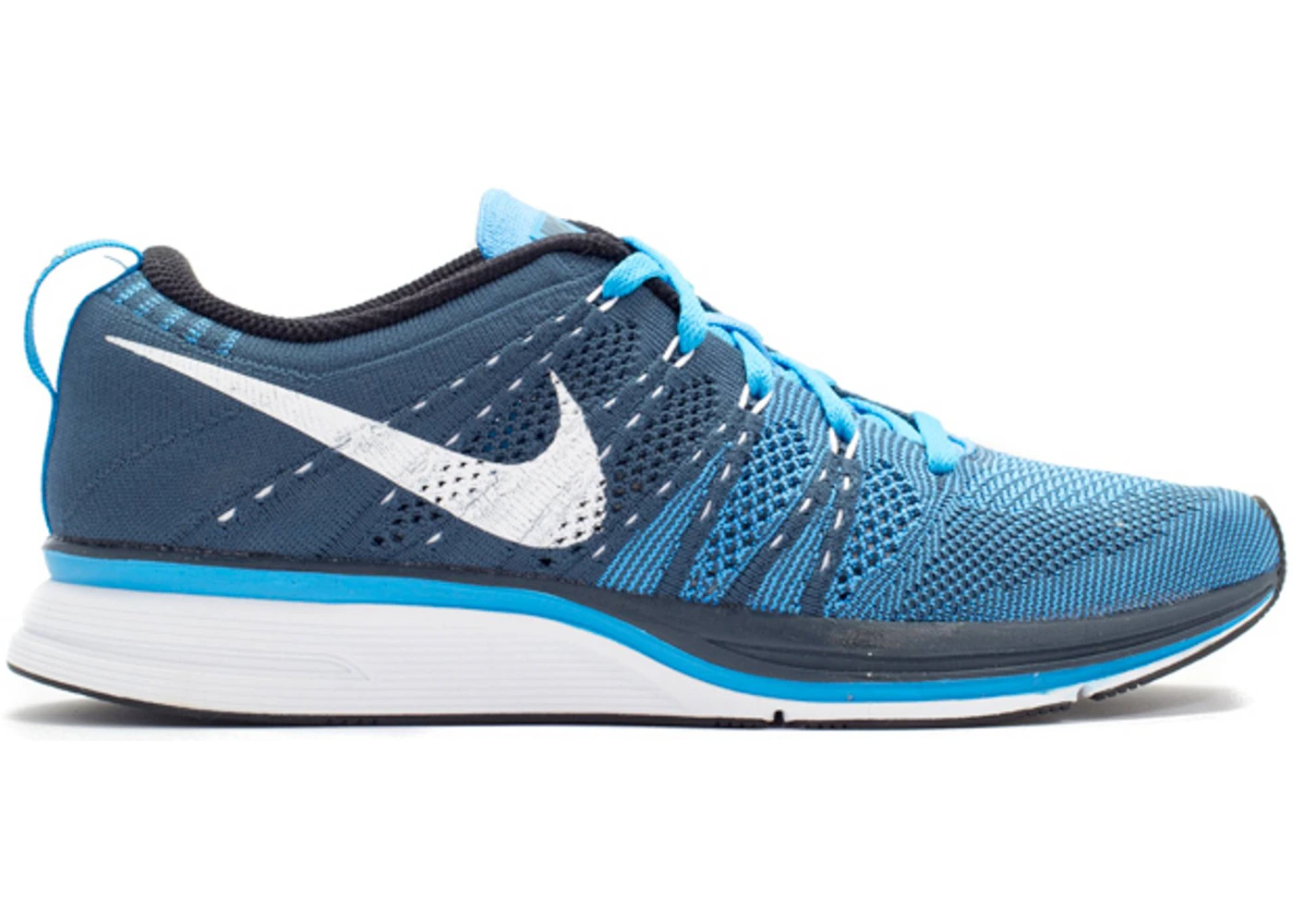 Nike flyknit trainer blue shop