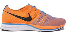 Nike Flyknit Trainer+ Total Orange Blue Glow