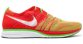Nike Flyknit Trainer+ University Red Electric Green