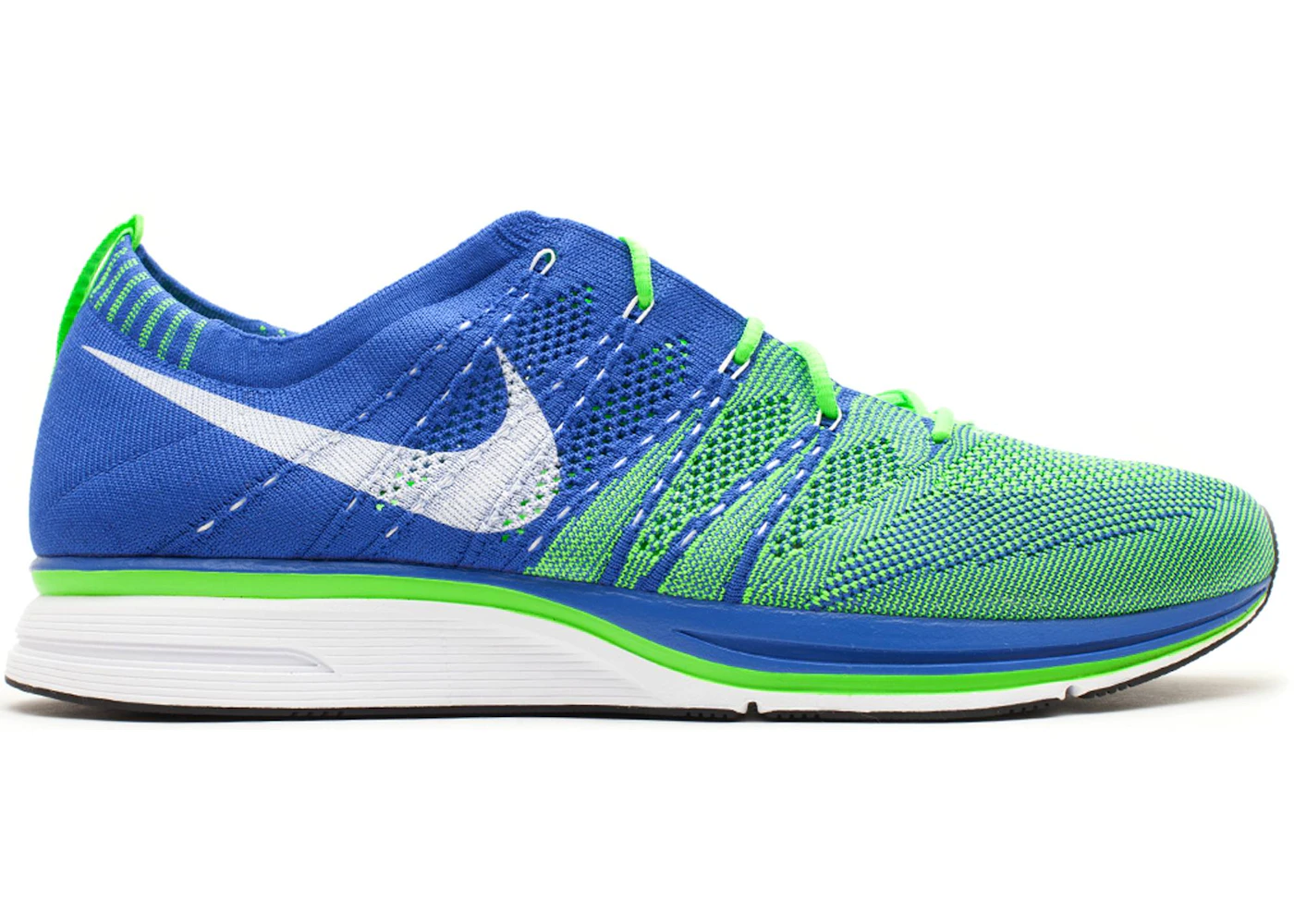 Nike Flyknit Trainer Varsity Royal Electric Green Men s 532984