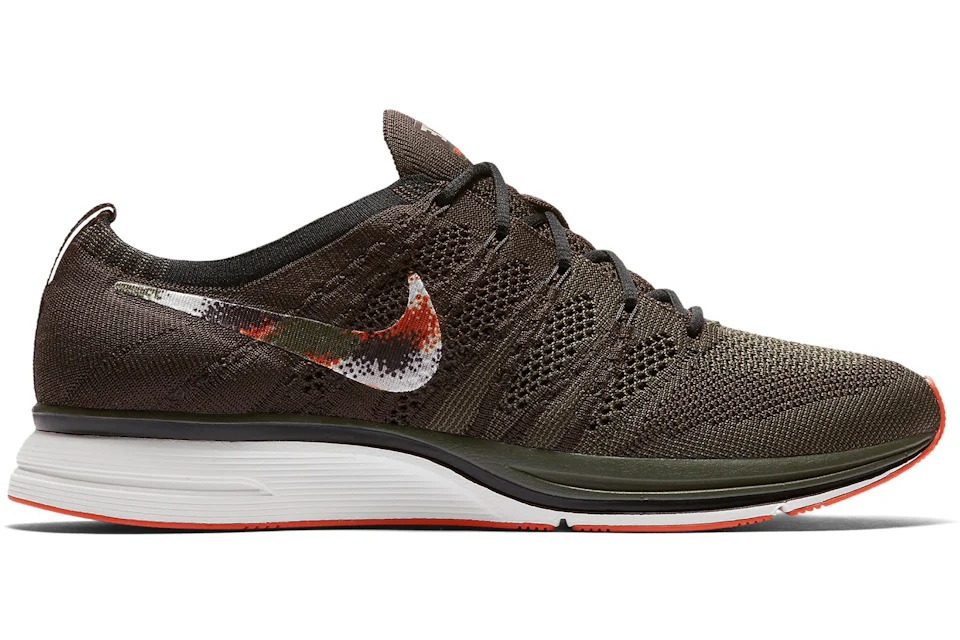 Nike flyknit shop trainer homme brun