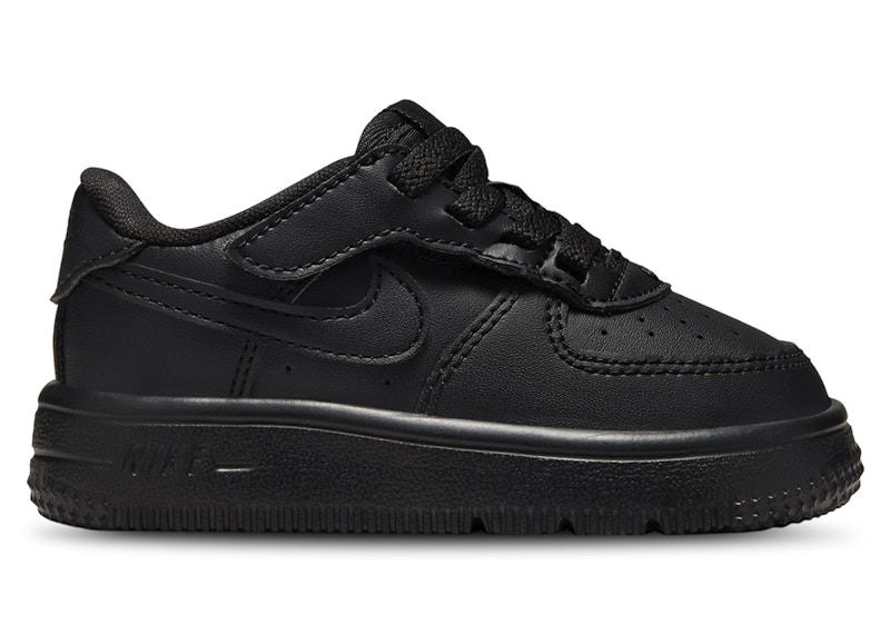 NIKE Pre-owned Force 1 Low Easyon Triple Sneakers In Black