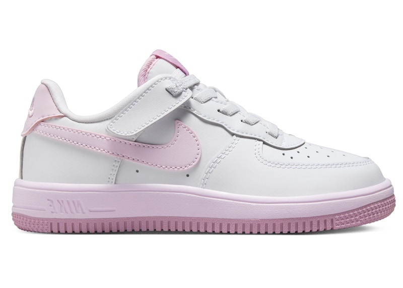 Nike Force 1 Low EasyOn White Elemental Pink Pink Foam (PS