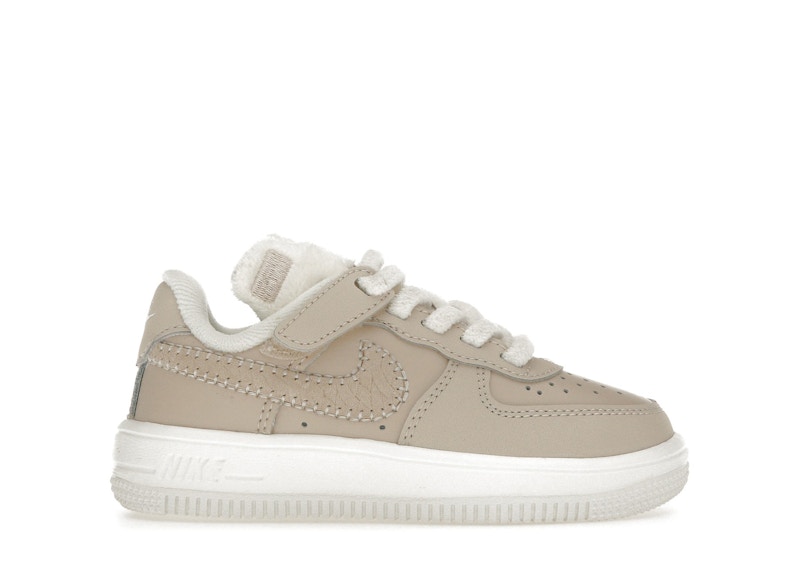 Pre-owned Nike Force 1 Low Se Easyon Pale Ivory Sneakers In Sanddrift/sail/dark Raisin In Multi
