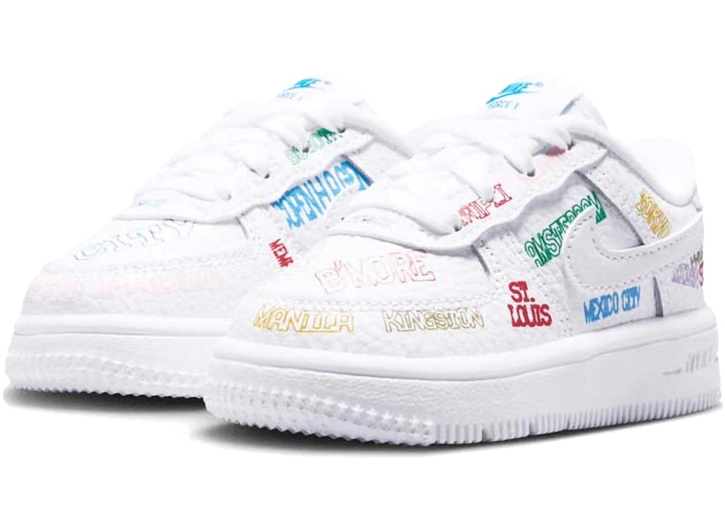 Nike Force 1 Low World Tour Sneakers in White
