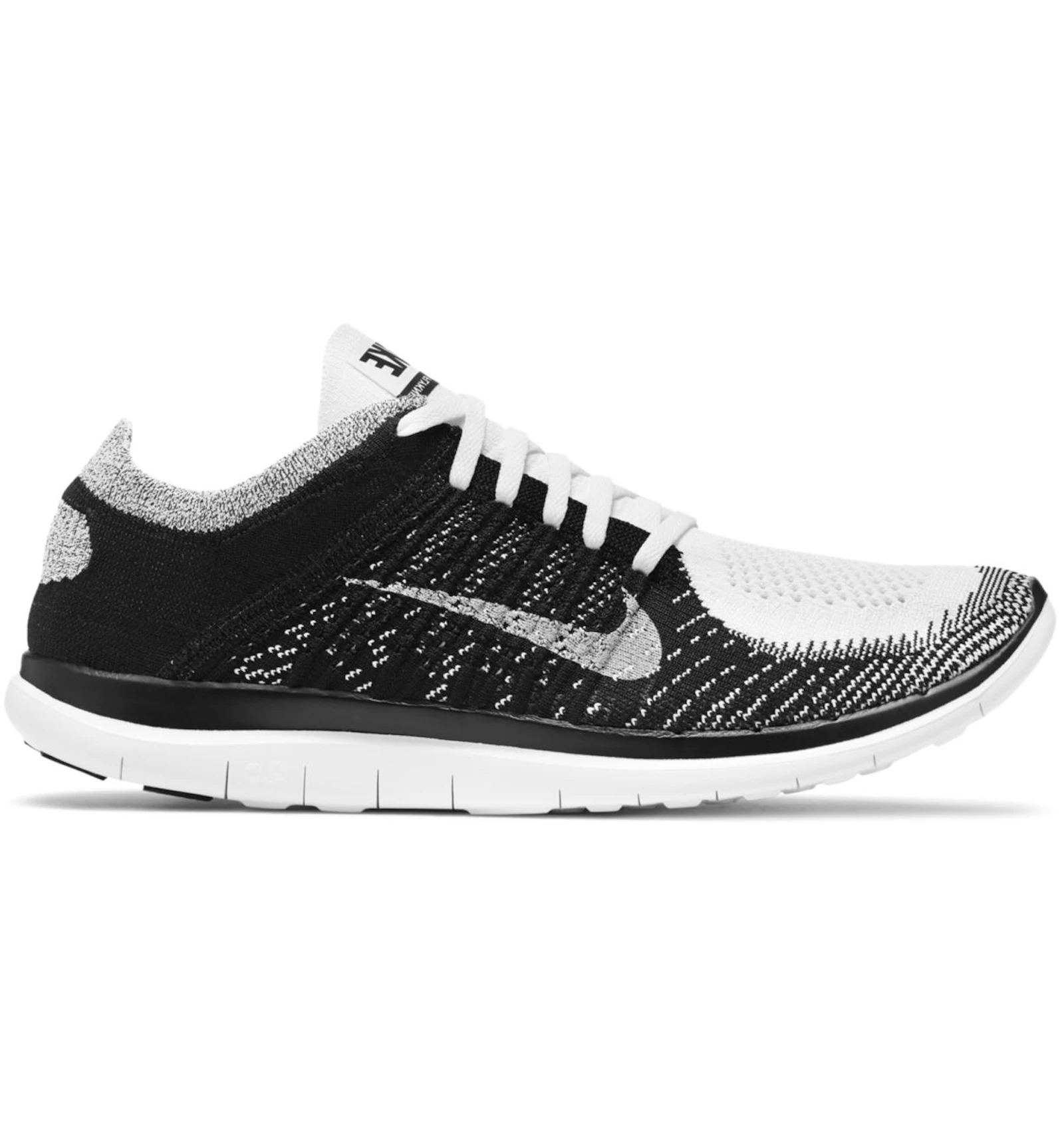 Nike Free 4 0 Flyknit White Black 100 Jp Nike Free 4 0 Flyknit White Black 100 Jp