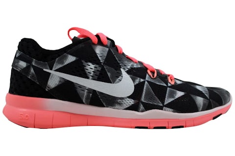 Nike Free TR Fit Print Black/White-Lava Glow (Women's