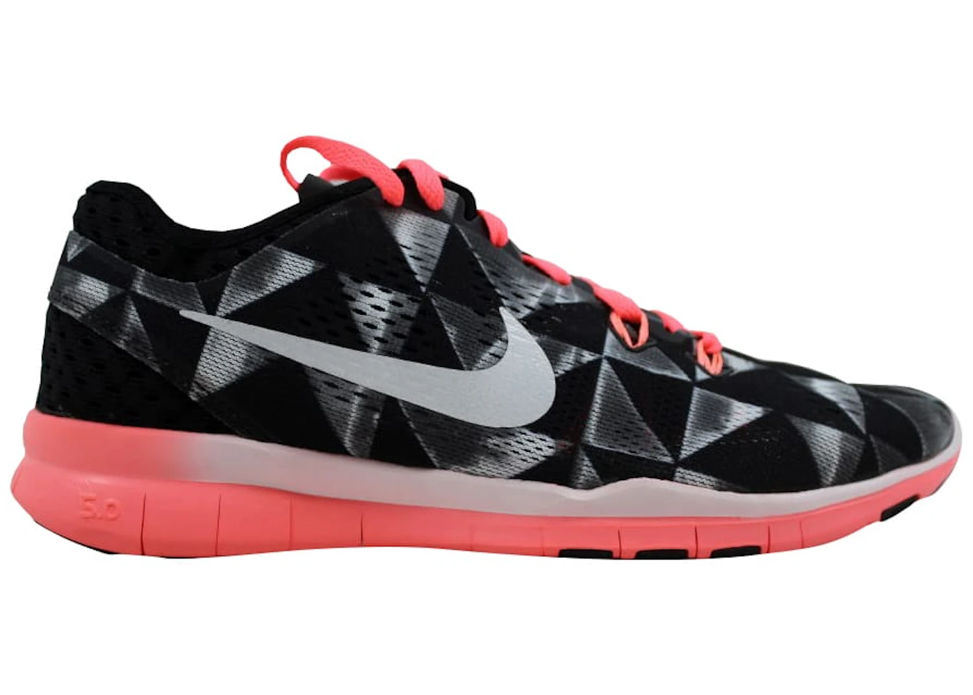 Nike Free TR Fit Print Black/White-Lava Glow (Women's