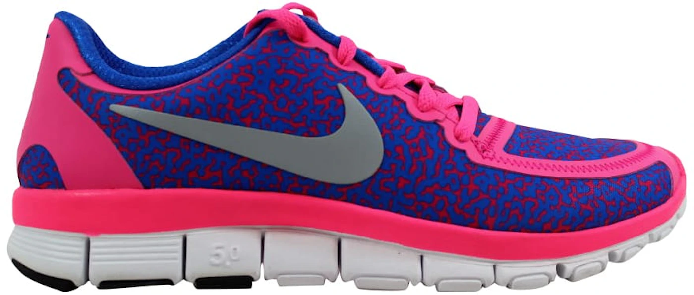 Nike Free 5.0 V4 Hyper Pink/Metallic Cobalt (Women's) - - US
