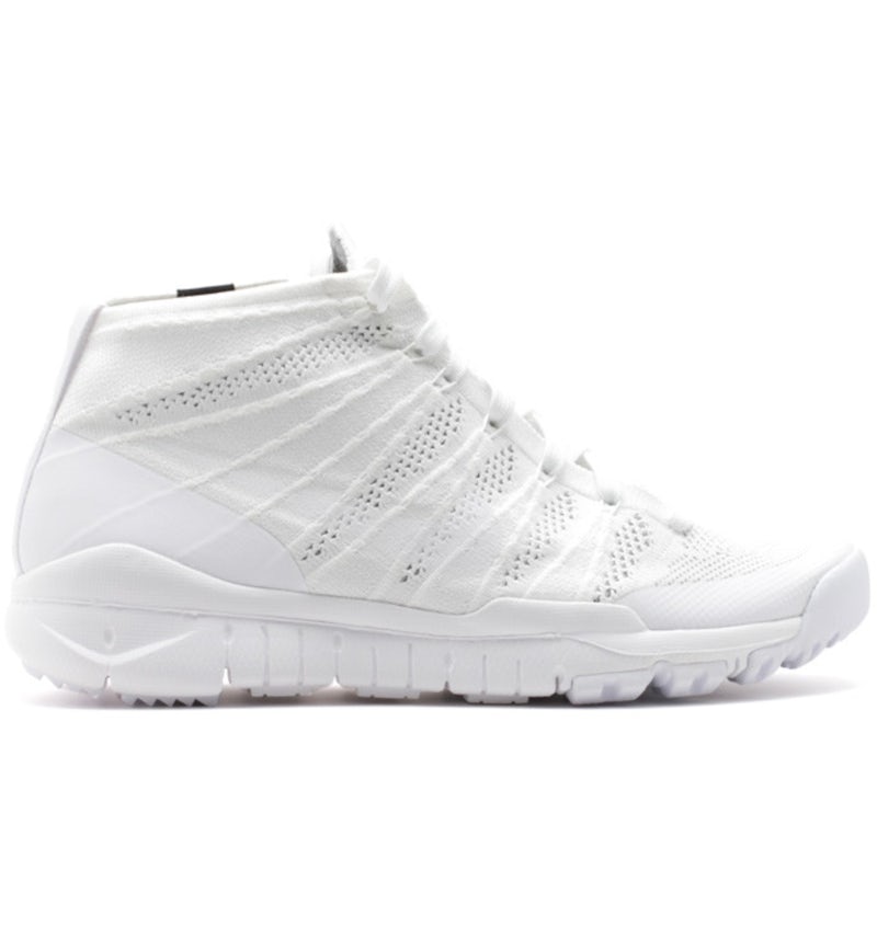 Nike Free Flyknit Chukka SFB White Men's 652961-101 US