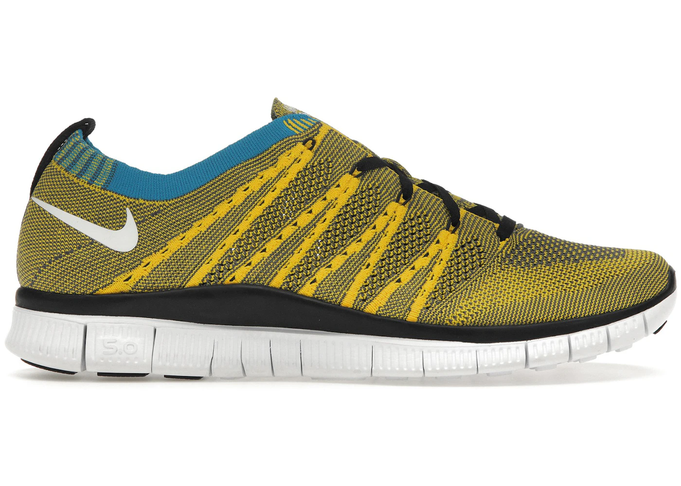 Nike Free Flyknit HTM Tour Yellow Men's 616171-703 US