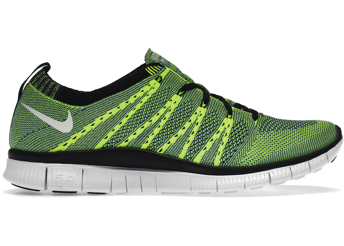Nike free flyknit nsw mens yellow Clearance
