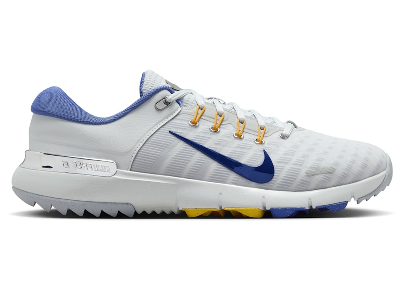 Nike Free Golf Pure Platinum University Gold Wolf Grey Astronomy