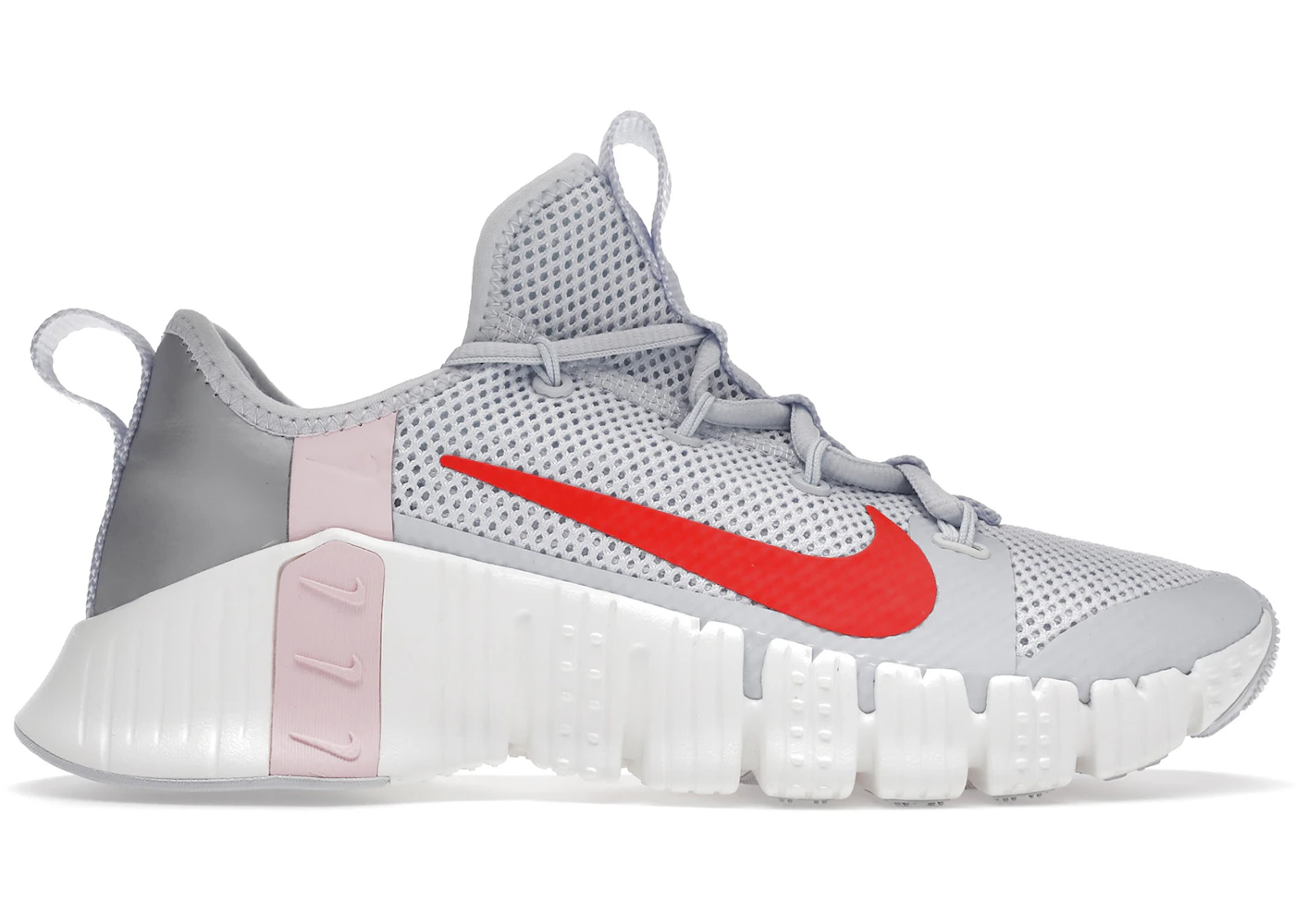 Nike Free Metcon 3 Football Grey Bright Crimson (Women's) - CJ6314-006 - US