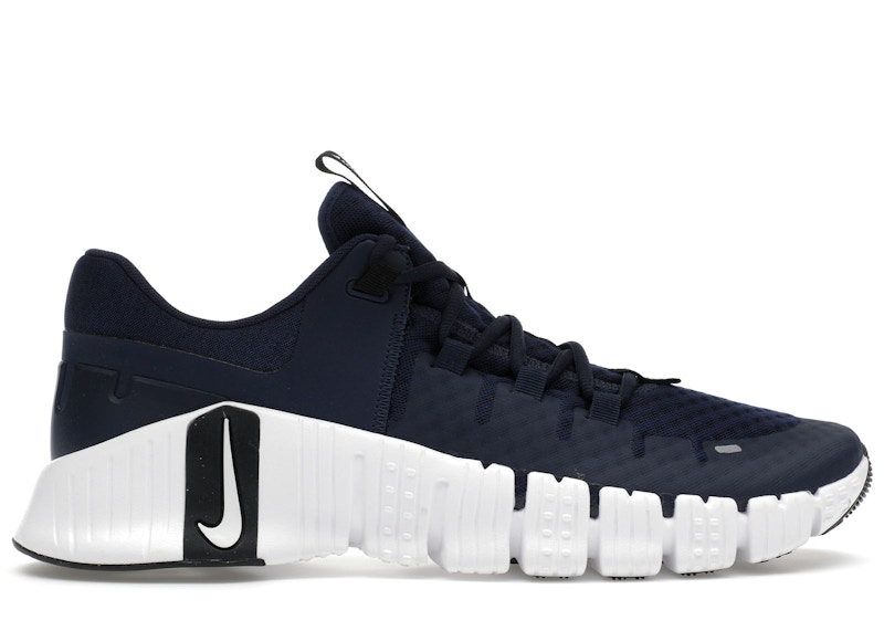 Pre-owned Nike Men's  Free Metcon 5 Tb Sneakers In College Navy Blue/black/white
