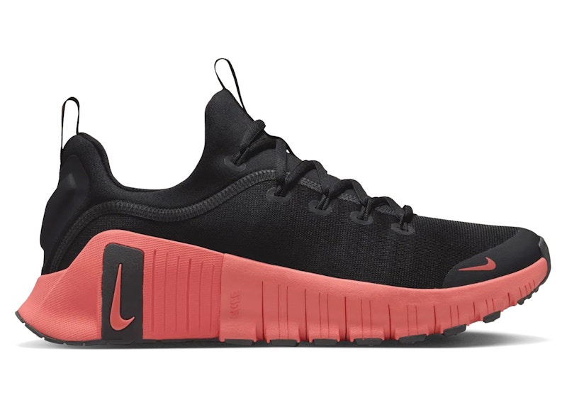 Pre-owned Nike Free Metcon 6 (women's) Sneakers In Black/light Wild Mango