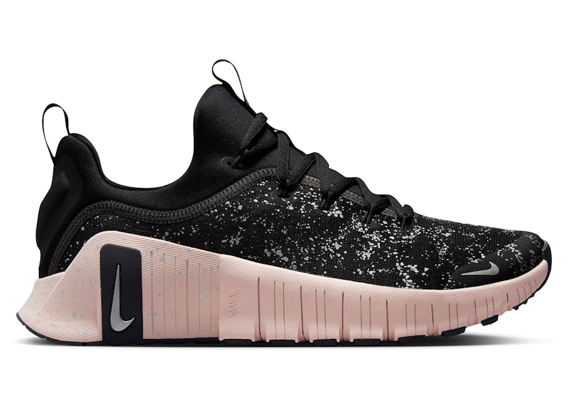 Pre-owned Nike Free Metcon 6 Se (women's) Sneakers In Black/silt Red/metallic Silver