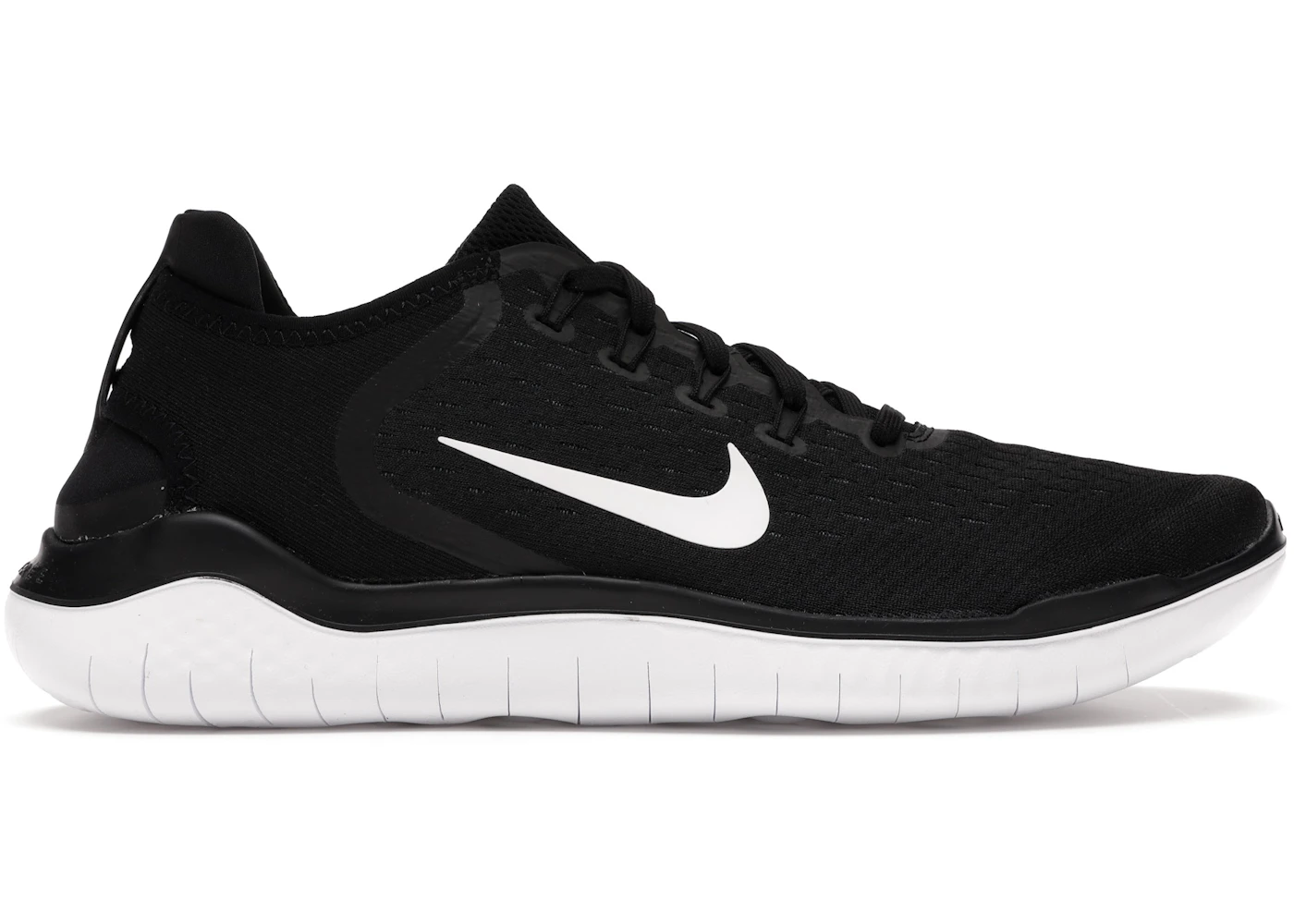 Nike Free RN 2018 Black White Men's - 942836-001 - US