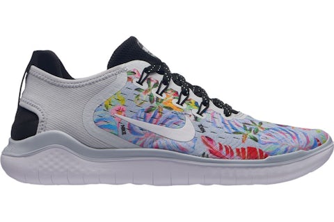 Nike Free RN 2018 Floral Pure Platinum Women s AV3522 001 US
