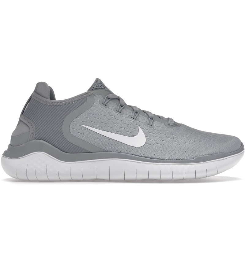 Wolf Grey Mens Nike Flex Run 2018 Nike Free RN 2018 Wolf Grey