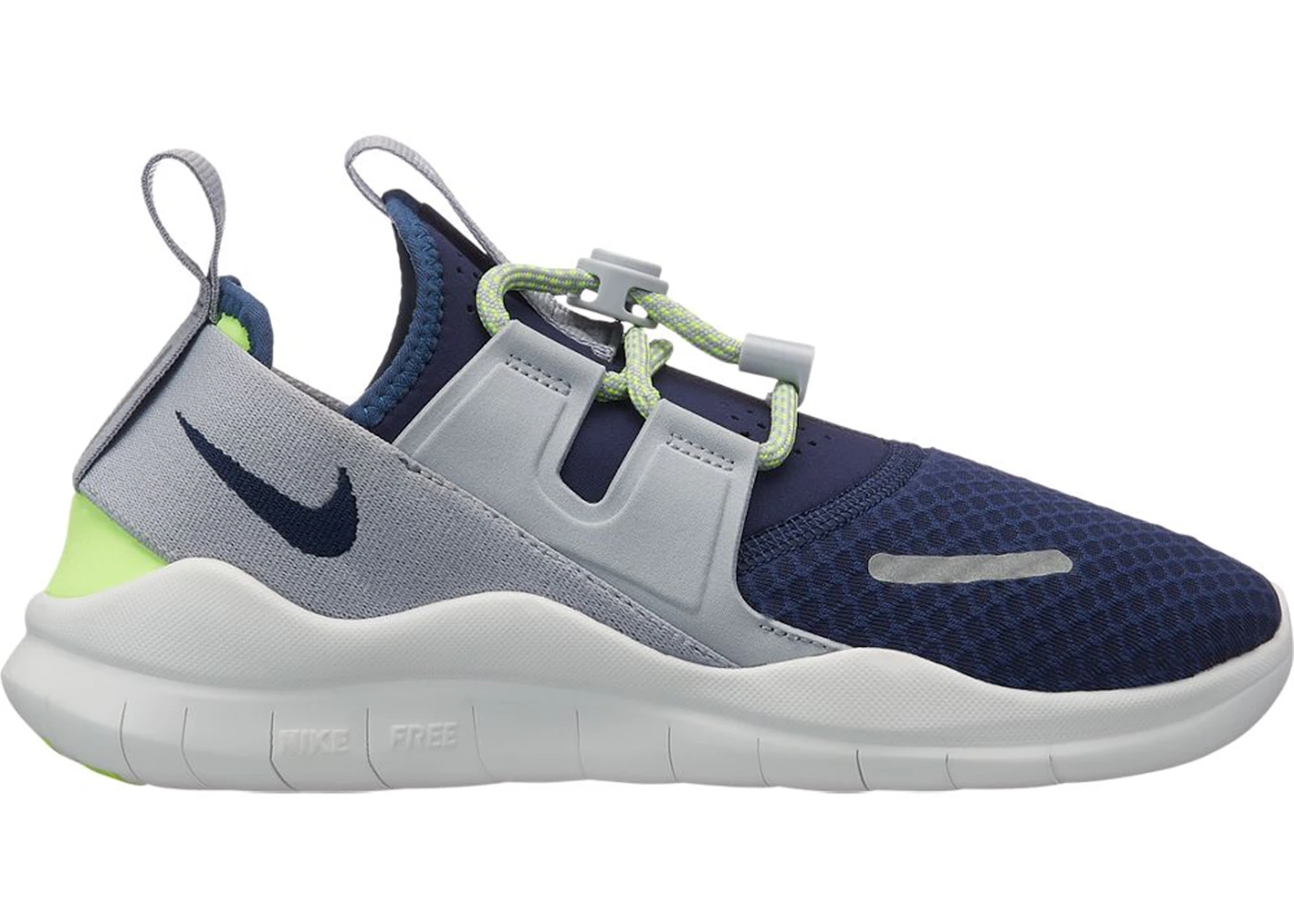 Nike Free RN CMTR 2018 Navy Grey GS Kids AH3460 400 US