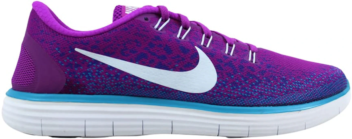 Nike Free RN Distance Hyper Volt/Blue Tint-Purple-Blue (Women's ...